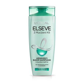 Elseve 3 Mucizevi Kil Etkisi Bakım Şampuanı 450 Ml