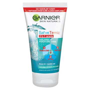 Garnier Saf &amp; Temiz 3ü 1 Arada 150 Ml