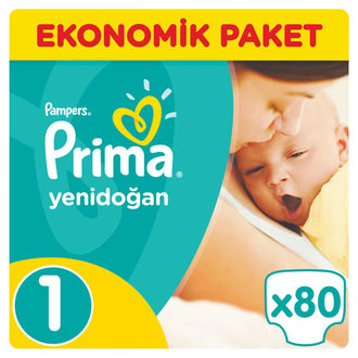 Prima Yeni Bebek Yenidoğan Ekonomik 1 Beden 2-5 Kg 80 Adet