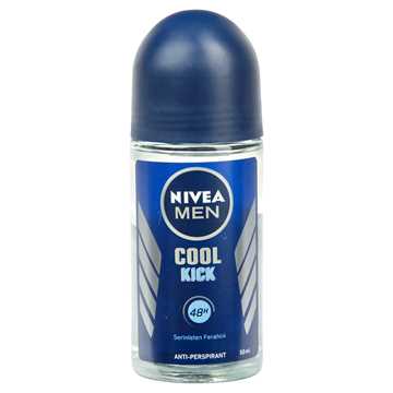 Nivea Cool Kick Roll-On Deodorant 50 Ml Erkek