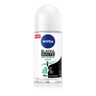 Nivea Black&amp;White Fresh Roll-On Deodorant 50 Ml - Kadın