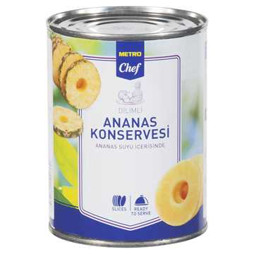 Metro Chef Ananas Konserve Dilimli 580ML