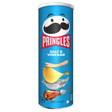 PRINGLES SALT &amp; VINEGAR 165 GR