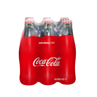Coca Cola 6X200 ML Cam Şişe