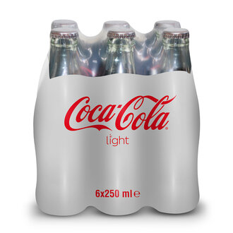 Coca-Cola Light 6X250 Ml Cam Şişe