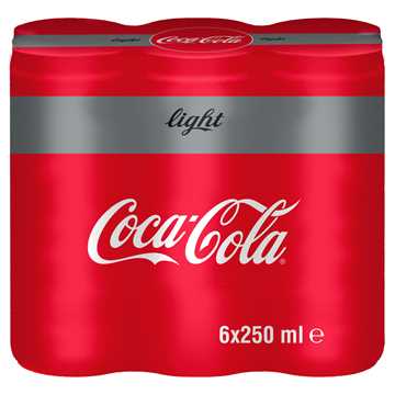 Coca-Cola Light 6X250 ML Kutu