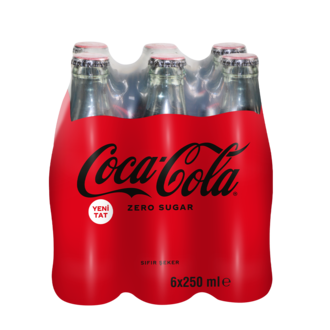 Coca-Cola Şekersiz 6X250 Ml