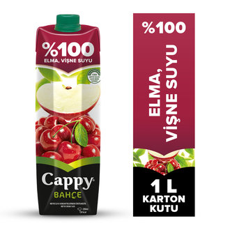 Cappy %100 Elma Ve Vişne Meyve Suyu 1 L