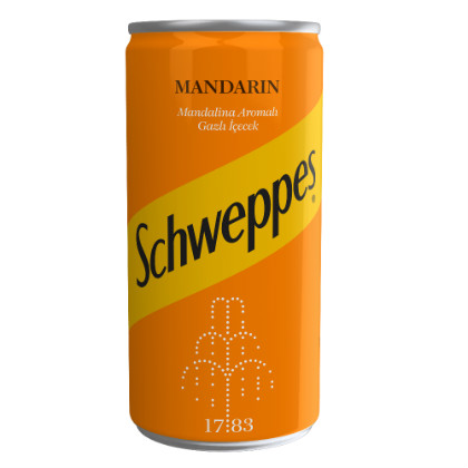 Schweppes Mandalina Kutu 200 Ml