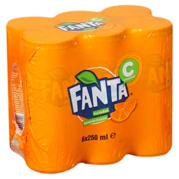 Fanta 6X250 Ml Kutu