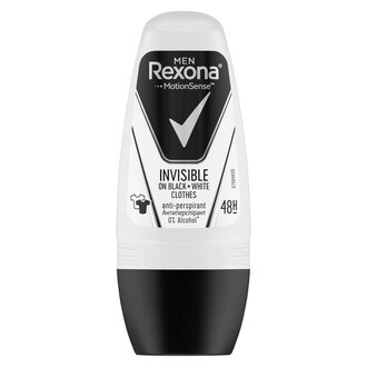 Rexona Men Invisible Black White Roll On 50 Ml