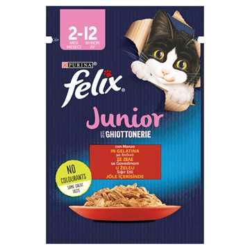 Felix Yavru Sığır Etli Yaş Mama 85G