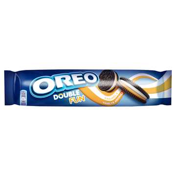 Oreo Double Fun Karamel Vanilya  Aromalı Bisküvi 157G