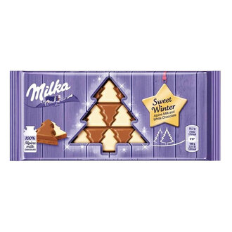 Milka Sütlü ve Beyaz Çikolata 100G