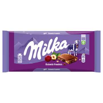 Milka Üzümlü Fındıklı Çikolata 80 G