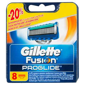 Gillette Fusion ProGlide Yedek Tıraş Bıçağı 8li