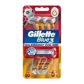Gillette Blue 3 Tıraş Bıçağı 6Lı Galatasaray
