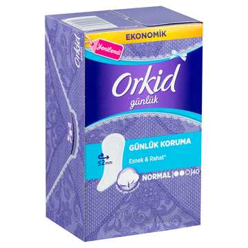 Orkid Günlük Ped Normal Ekonomik Paket 40 Ped