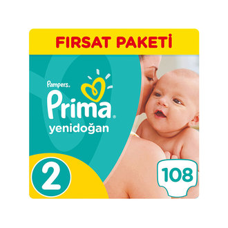 Prima Fırsat Paketi Mini 2 Beden 108 Adet