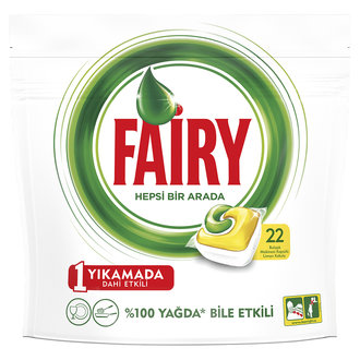 Fairy Tablet Hepsi Bir Arada 22 Tablet 297 G