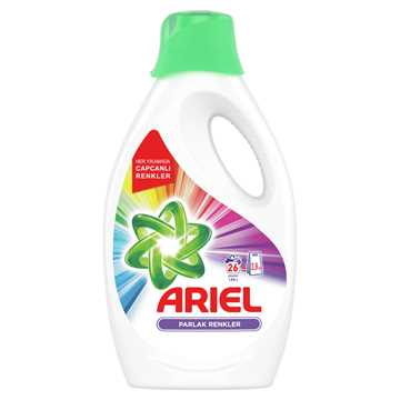 Ariel Sıvı Parlak Renkler 1,69 L 26 Yıkama