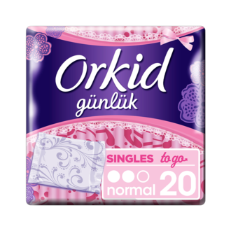 Orkid Günlük Normal Tekli 20 Li