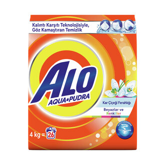 Alo Kar Çiçeği Beyazlar&amp;Renkliler 26 Yıkama 4Kg