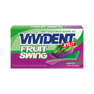 Vivident Şerit Karpuz-Asai Üzümü 26 gr