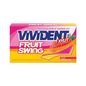 Vivident Şerit Cüzdan Çilek Mandalina