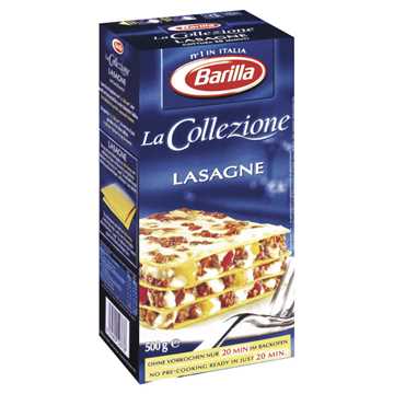 Barilla Lazanya / Lasagne Sade Makarna 500 G
