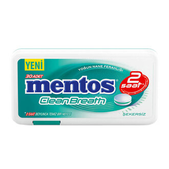 Mentos 2 Saat Yoğun Nane Aromalı Tablet Şekerleme 21 G
