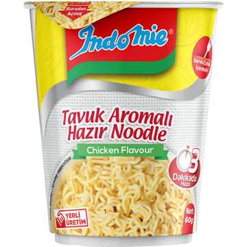 Indomie Tavuk çeşnili Noodle Bardak 60 Gr