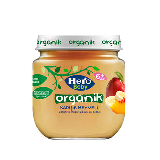 Hero Baby Organik Elma Püreli Kavanoz Mama 120 G