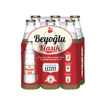 Beyoğlu Klasik Frambuaz Limon Aromalı Gazoz 6X250 Ml