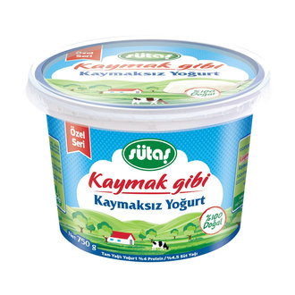 Sütaş Kaymak Gibi Kaymaksız Yoğurt 750 G