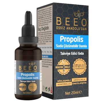 Beeo Propolis Suda Çözünebilir Damla 20 Ml