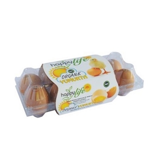 Happy Life Yumurta Organik 10 lu