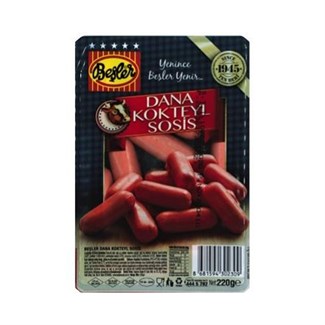 Beşler Dana Kokteyl Sosis 220 Gr.