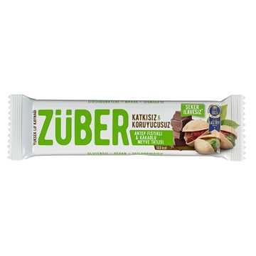 Züber Antep Fıstıklı Çikolatalı Meyve Bar 40 G