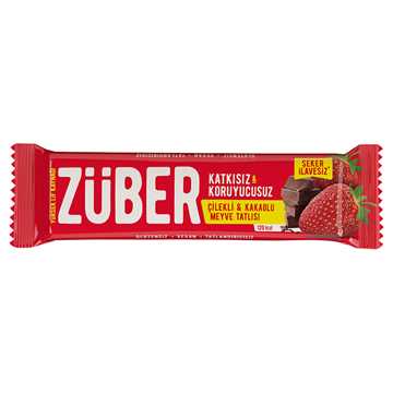 Züber Çilekli Çikolatalı Meyve Bar 40 G