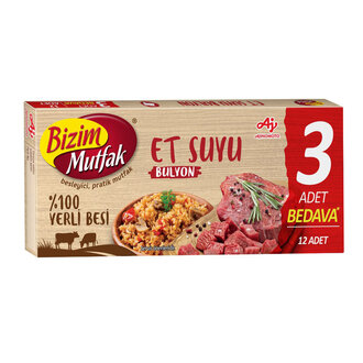 Bizim Mutfak Yerli Besi  Et Bulyon 12X10 G