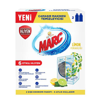 Marc Çamaşır Makinesi Temizleyici Limon 2x250 ml