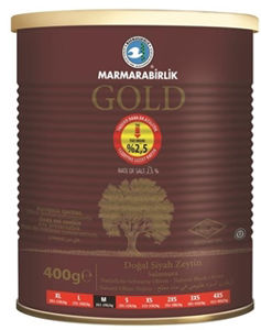 Marmarabirlik Doğal Siyah Zeytin Gold 400 GR