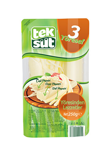 Teksüt 3 lü Yöresel Peynir 250 gr