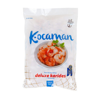 Kocaman Deluxe Karides 100/150 %50 Glaze 500 Gr.