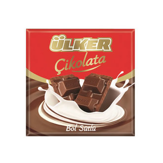 Ülker Çikolata Sütlü Kare 70 G