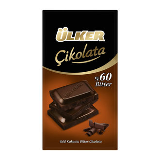 Ülker Tablet Çikolata Bitter 80 G