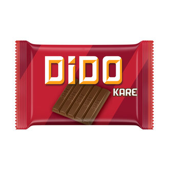 Dido Kare Çikolatalı Gofret 50 G