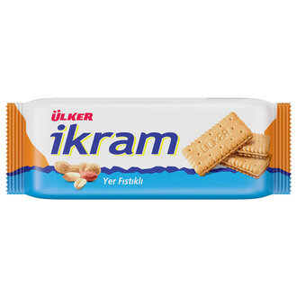 Ülker İkram Yer Fıstığı Kremalı Bisküvi 84 G