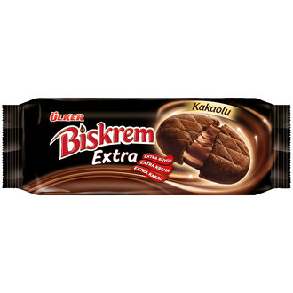 Ülker Biskrem Extra Bisküvi Kakaolu Kremalı 230 Gr.